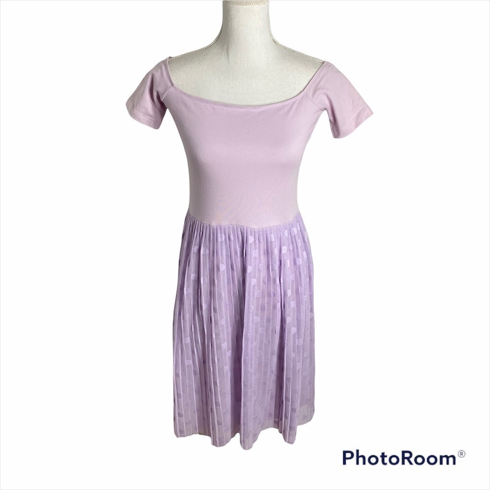 Asos Purple Lace Fit & Flare Dress NWT Sz 8 Lilac